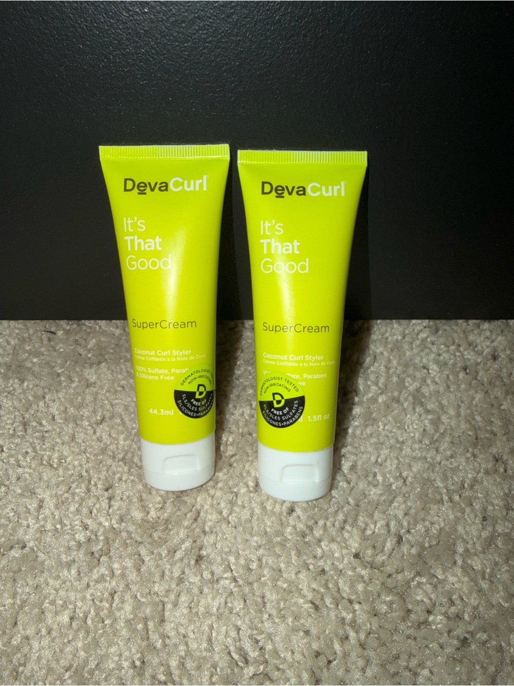DevaCurl It's That Good SuperCream Curl Styler - Bright Yellow Tubes